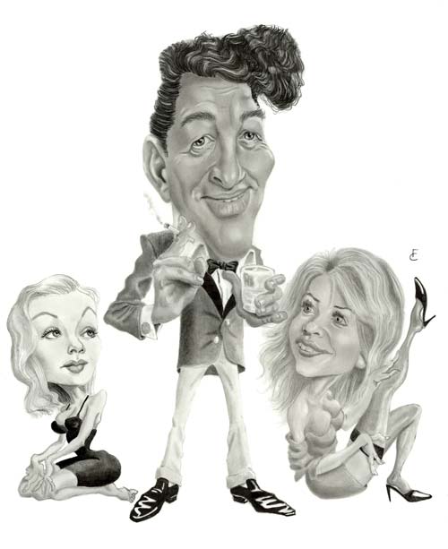 caricature disegni dean martin