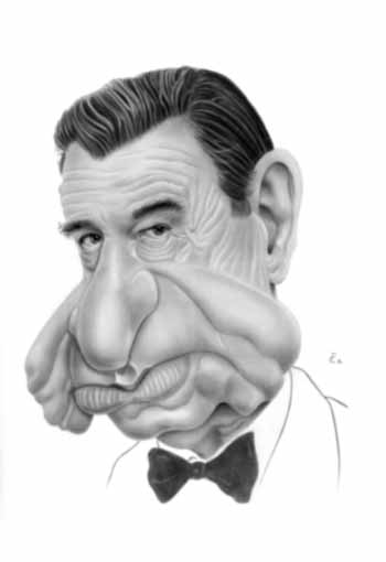 walter matthau caricature divertenti