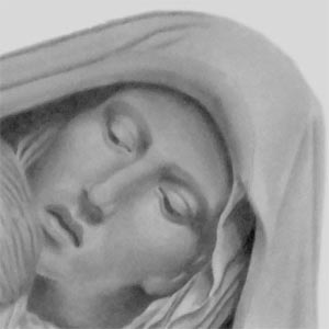 disegni a matita volto maria