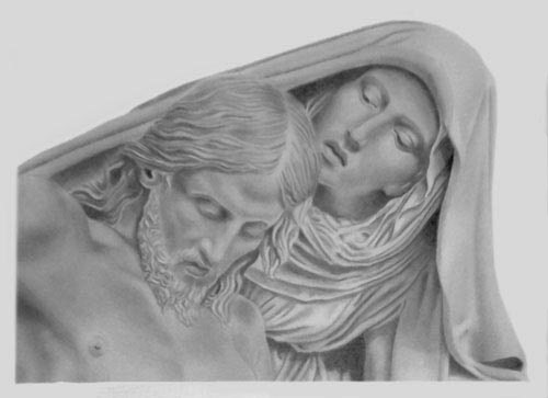 disegni a matita Piet di Giovanni Dupr