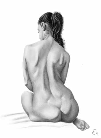 nudo di donna disegno