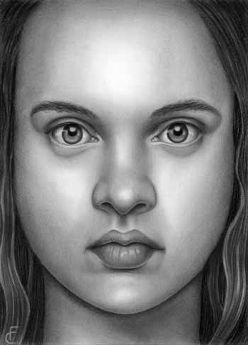 volto ragazza ritratti a matita pencil portrait staedtler